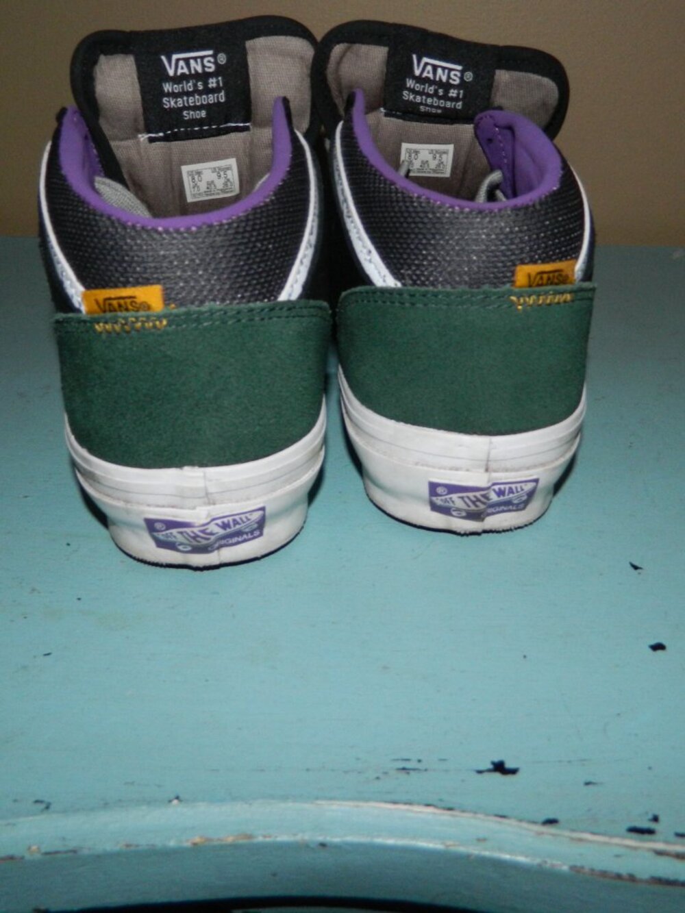 Vans Vault OG Half Cab LX Devil's Details Green Suede Black Sneakers Shoes Sz 8 - Picture 3 of 9